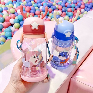 600ml sippy cup for baby Kids Straw Cup Feeding Nursing water juice Bottle Sippy Cup water tumbler