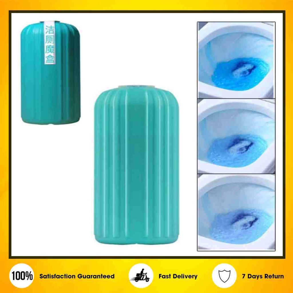 1Pc Bathroom Pot Automatic Blue Soap Flush Deodorizer Toilet Bowl Disinfectant Odor Remover Anti