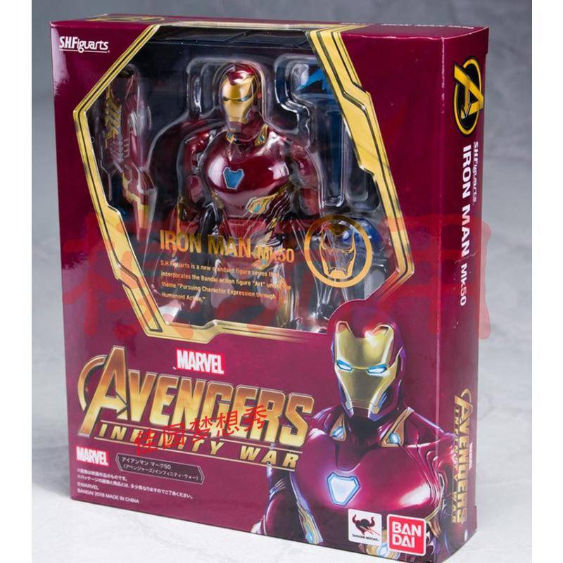 Domestic Marvel Avengers 3 Infinite War mk50 SHF Iron Man 6-Inch Hands ...