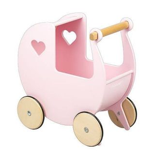 wooden doll carriage