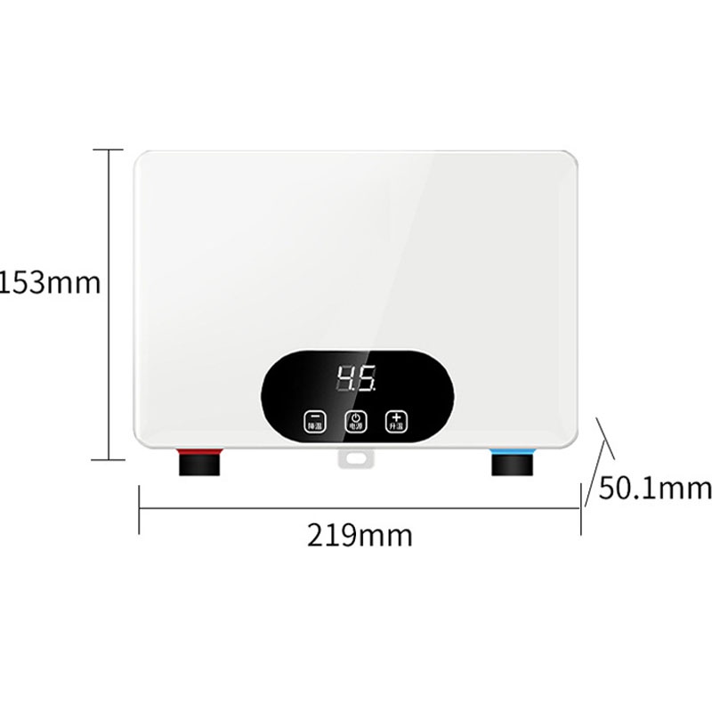 Instant Heat Small Electric Water Heater Household Bath Fast Heat