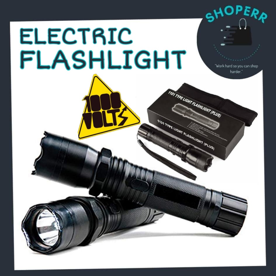 1101 Flashlight Multipurpose Rechargeable Ultra Bright 2 in 1 Safety