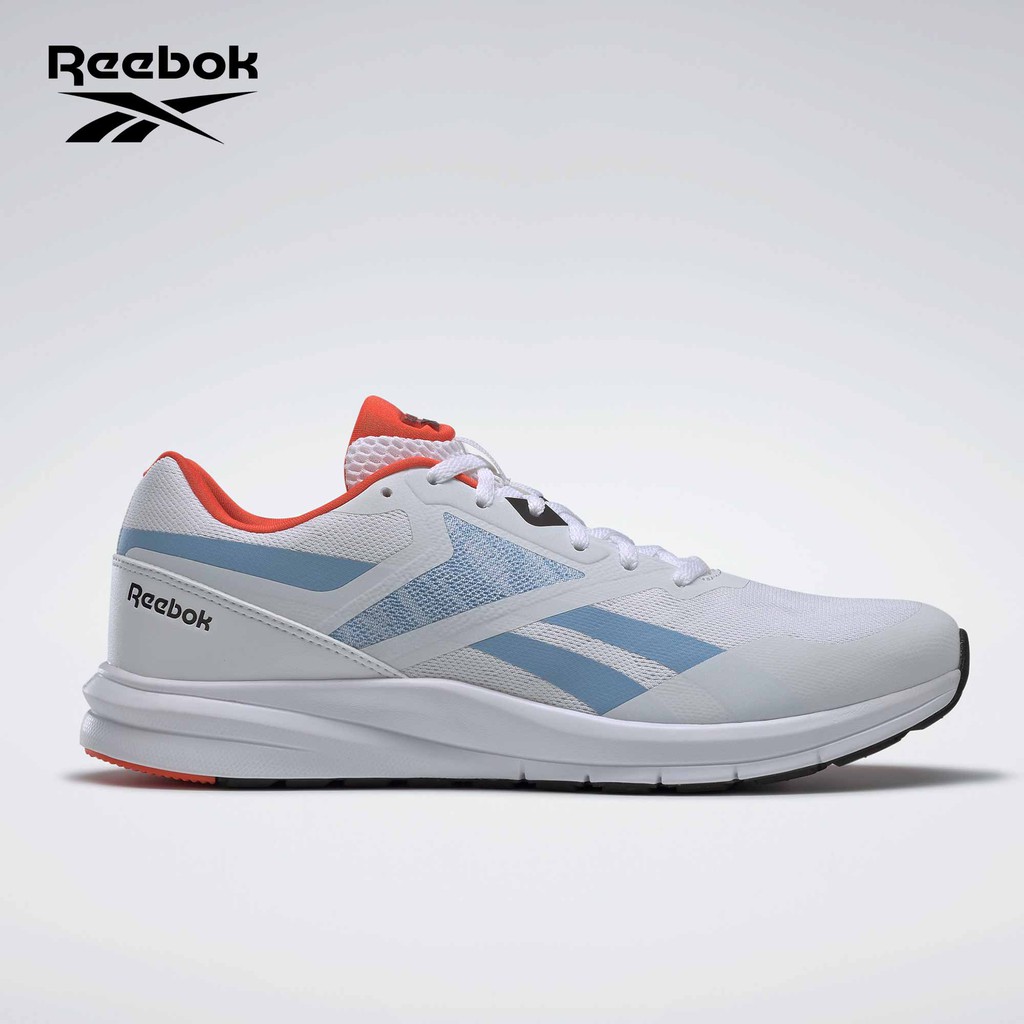 reebok men's white running shoes