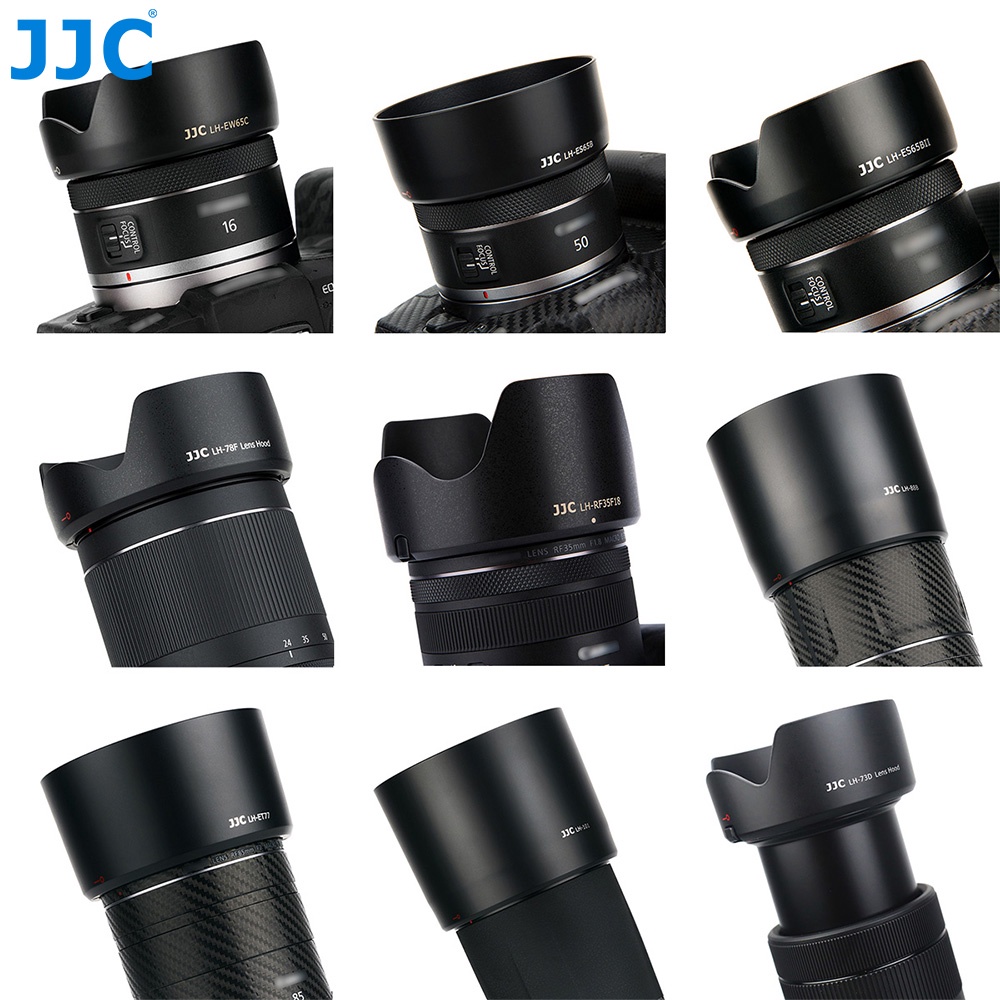 JJC Lens Hood for Canon RF Lenses of Canon EOS R RP Ra R3 R5 R6 R7 R10