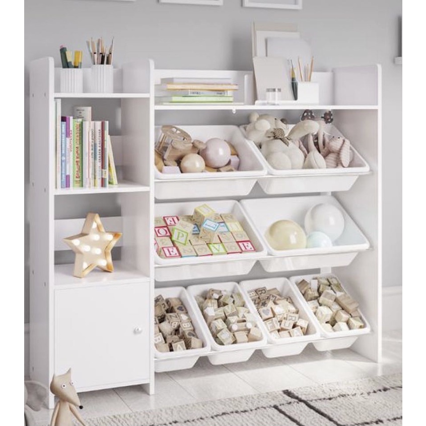 Kiddiestationph Dahlia Kids Book and Toy Shelf with Shopee
