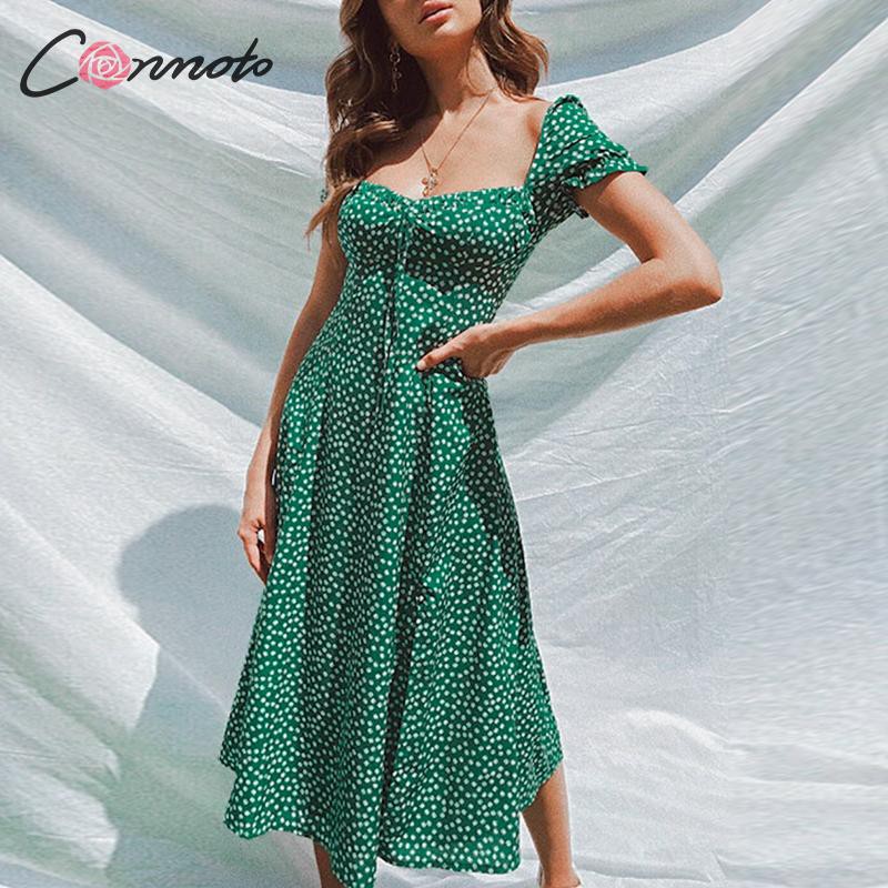 green summer dress