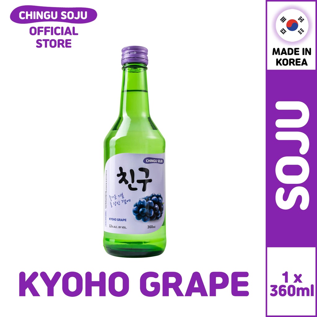 Chingu Soju Kyoho Grape 360ml Shopee Philippines