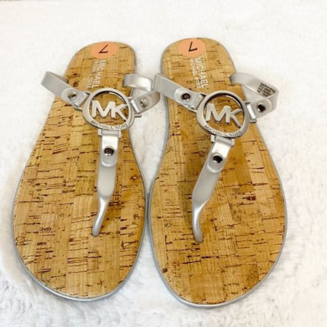 michael kors charm jelly sandals