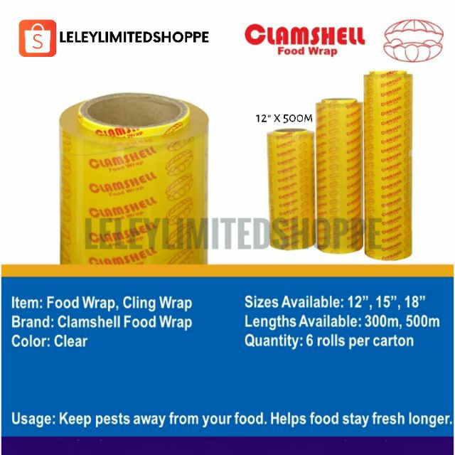 cling wrap sizes
