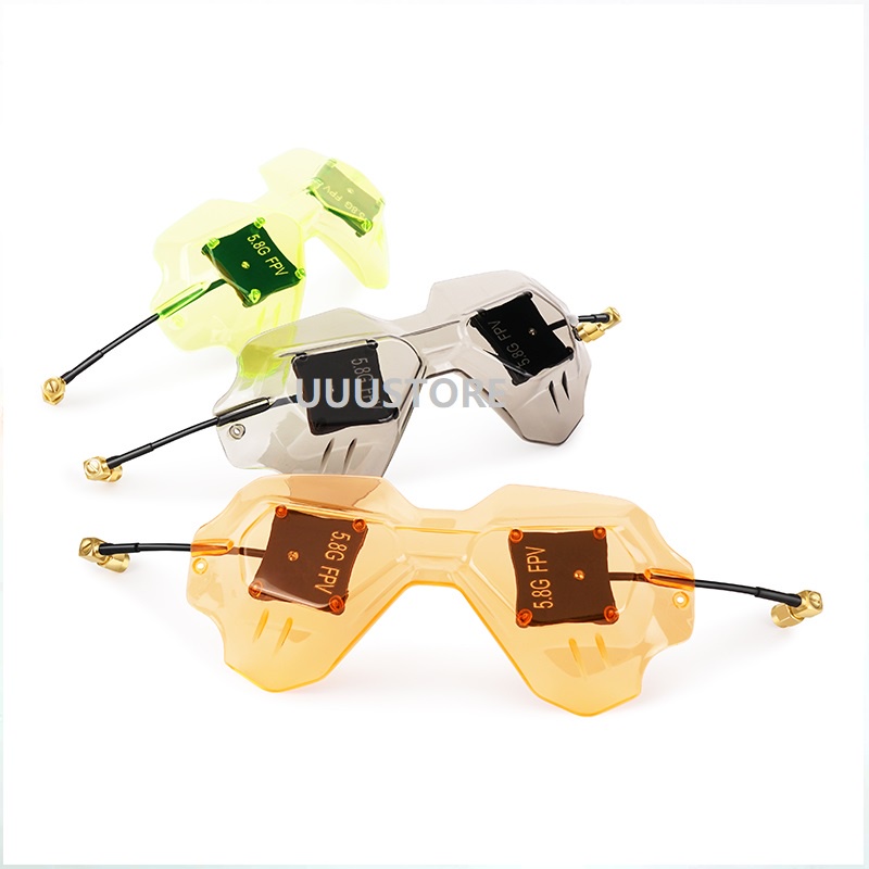 LHCXRC HD-02 5.8GHz 8.4dBi Patch Visor Antenna With 2PCS Stubby LHCP Combo Set for DJI Digital HD FPV Goggles #4