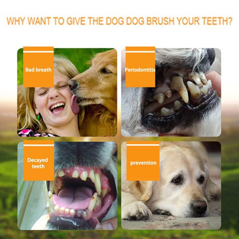 Soft Silicone Pet Tooth Brush Finger Toothbrush Bad Breath Care Pet Dog Cat Cleaning Supplies #8