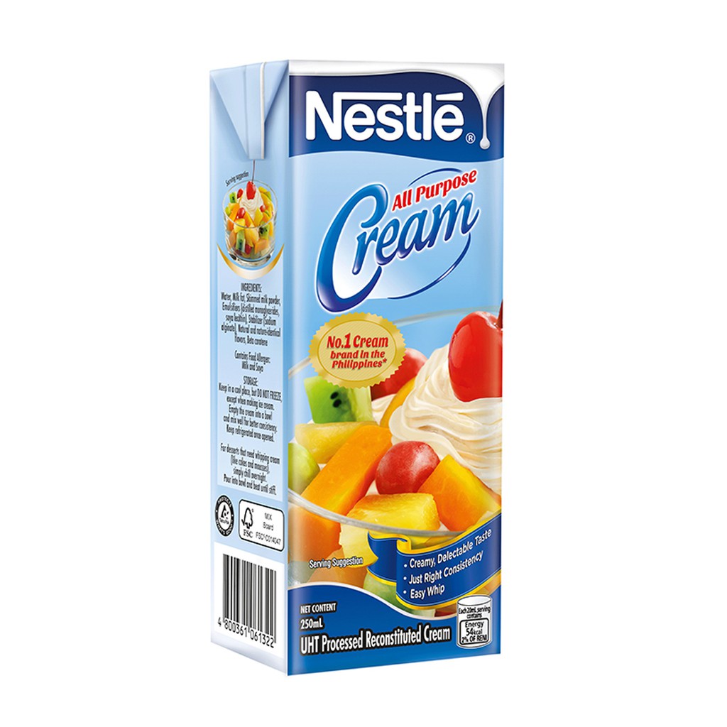 Nestle AllPurpose Cream 250mL Shopee Philippines