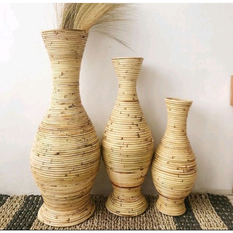 Rattan Jars Rattan Vases Rattan Vases Rattan Pots Rattan Flower Vases