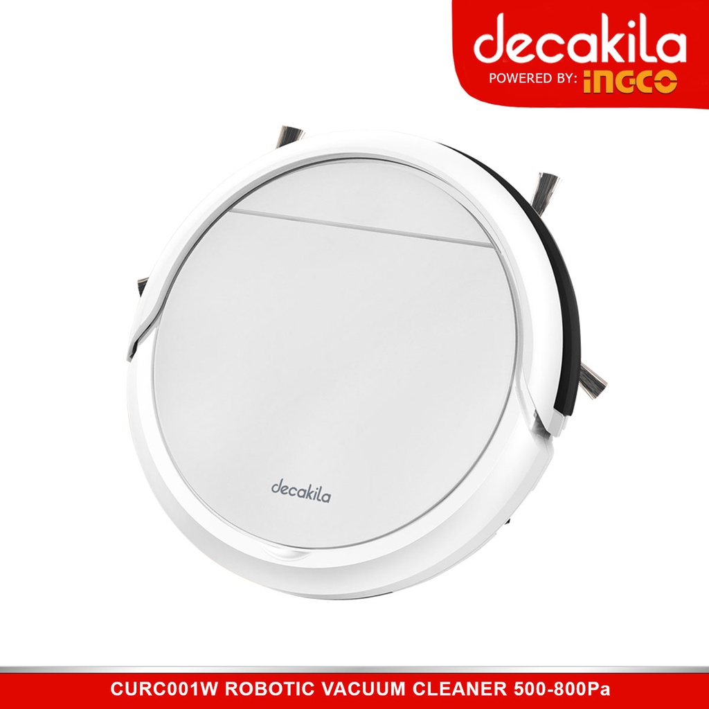 Decakila CURC001W Robotic Vacuum Cleaner Random Style Cleaning Path 500
