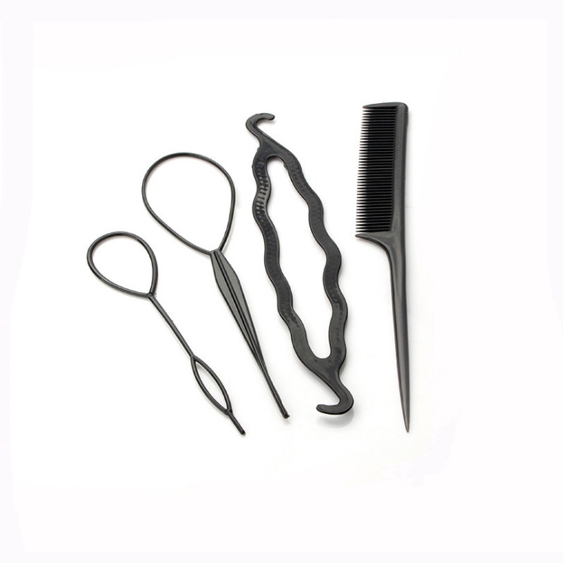 4Pc/Set Hair Twist Styling Hair Clip Stick Hair Accessories