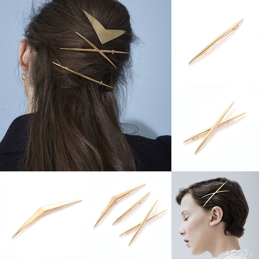 Hair Clip Fashion Three-piece Set Cross 