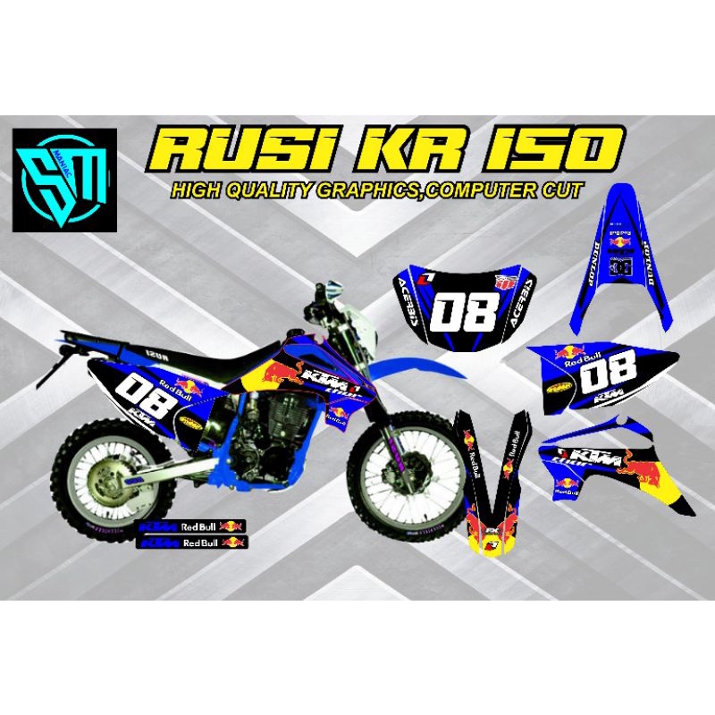 Rusi KR 150 full body decals | Shopee Philippines