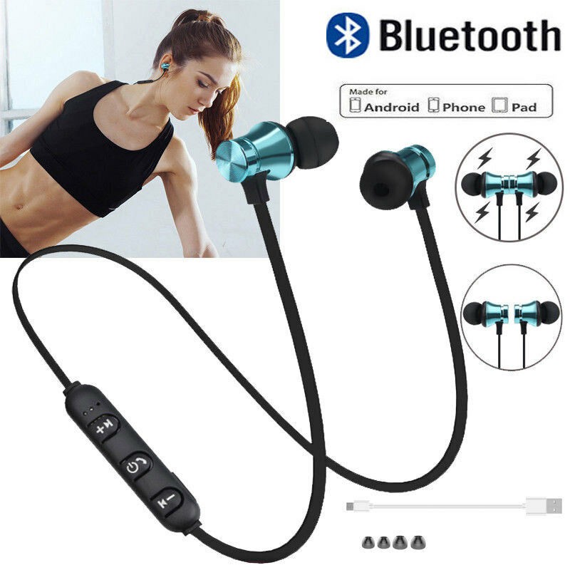Gym Black LUYANhapy9 in-Ear Universal Bluetooth Earphone，XT11 Earphone Wireless Sport Earbuds Noise Cancelling for Home Workout Running 