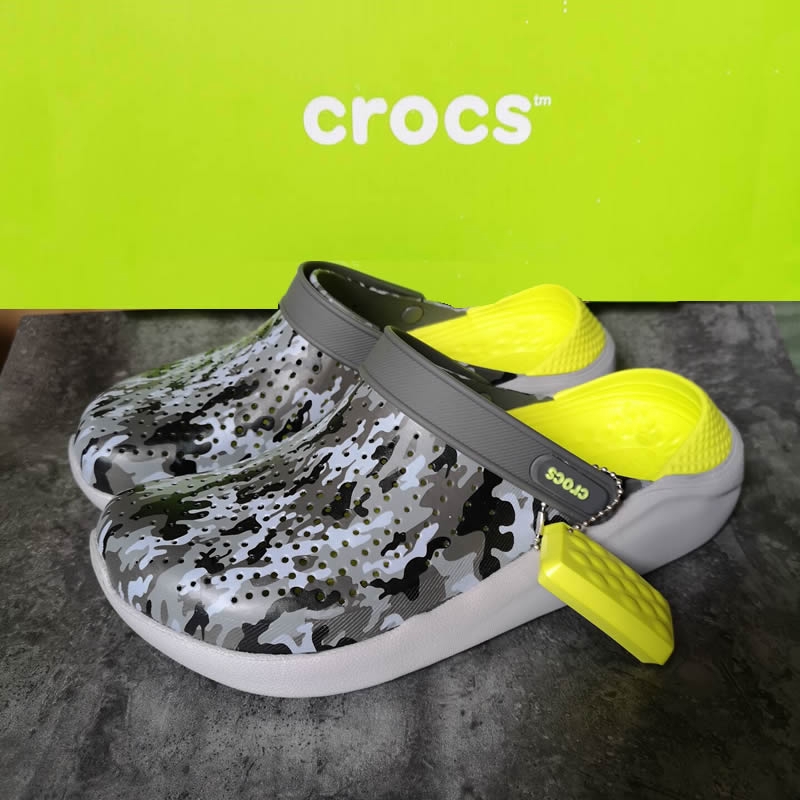 crocs camouflage shoes