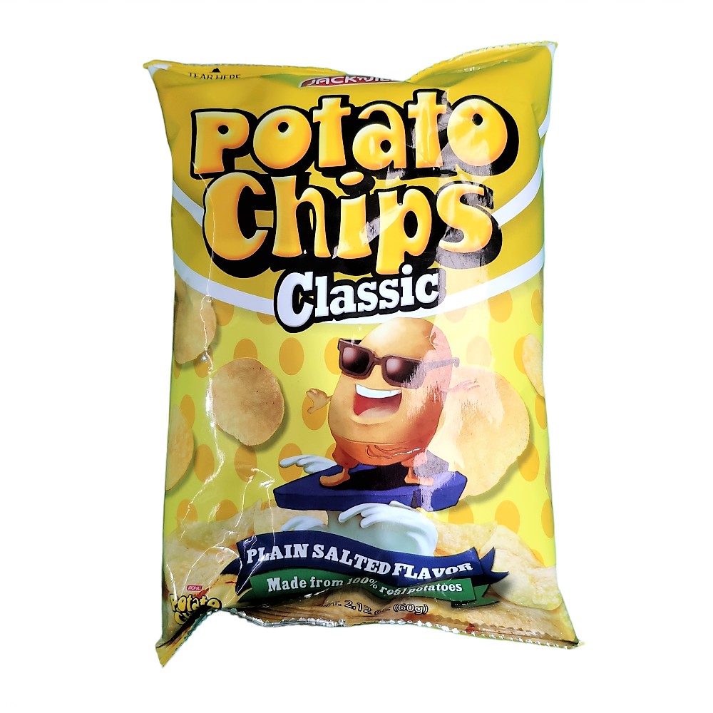 Jack 'N Jill Potato Chips Classic 60g Shopee Philippines