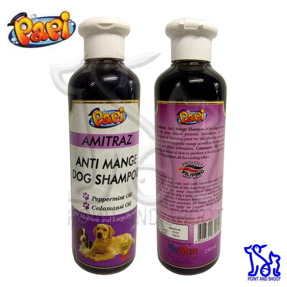 amitraz dog shampoo