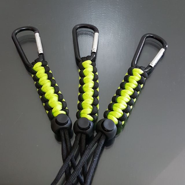 PARACORD 1L/1.5L NALGENE BOTTLE SLING-NEON GREEN -COBRA WEAVE ***1pc ...