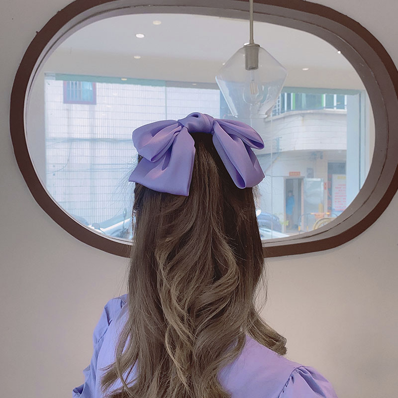 Purple Cute Bowknot Hairclips Hair accessory