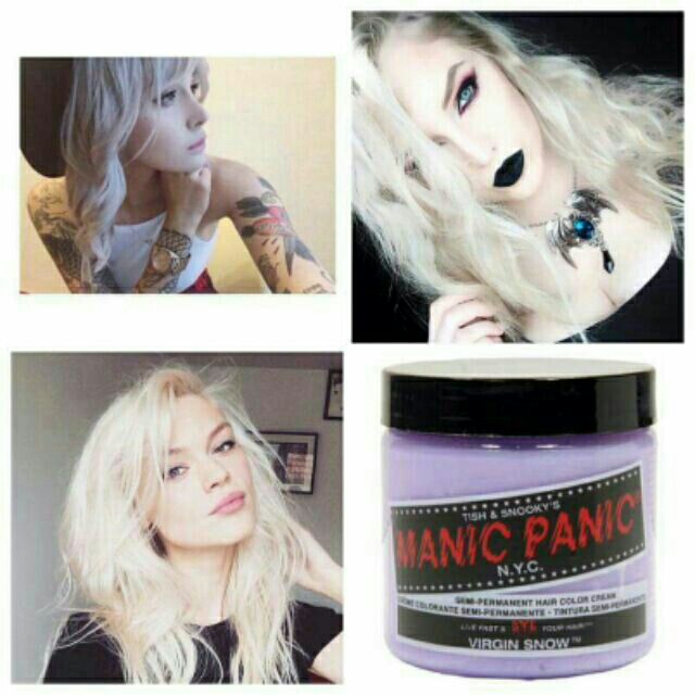 Virgin Snow Toner Manic Panic Hair Dye Shopee Philippines