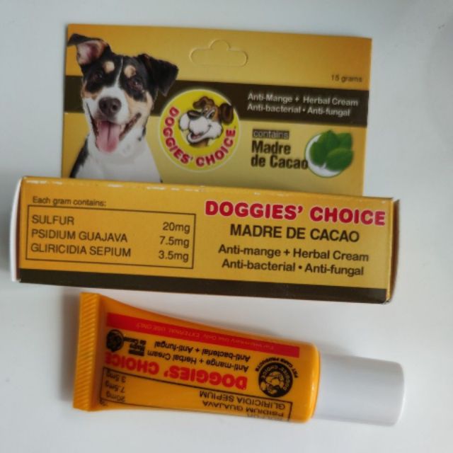 mange cream for dogs