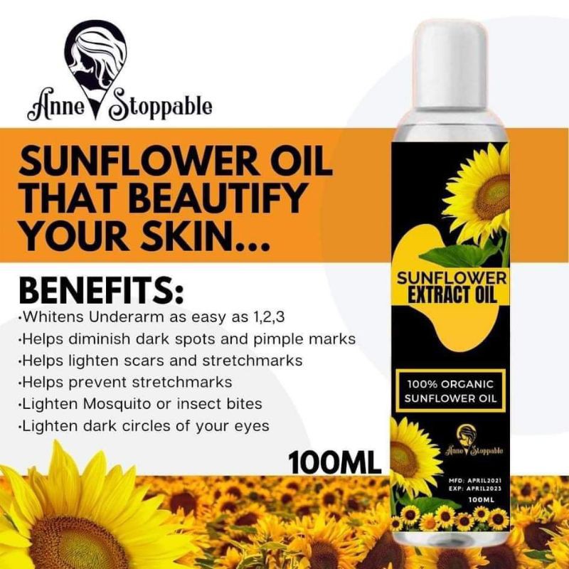 Sunflower Oil (Anne Stoppable) Shopee Philippines