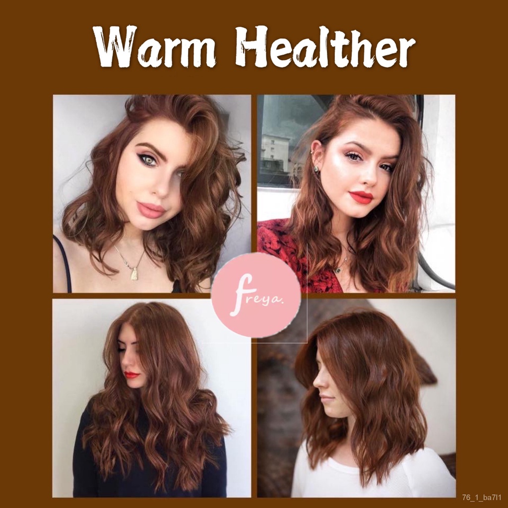 Warm Healther Permanent Hair Color Set 7/75 Bob Keratin Shopee