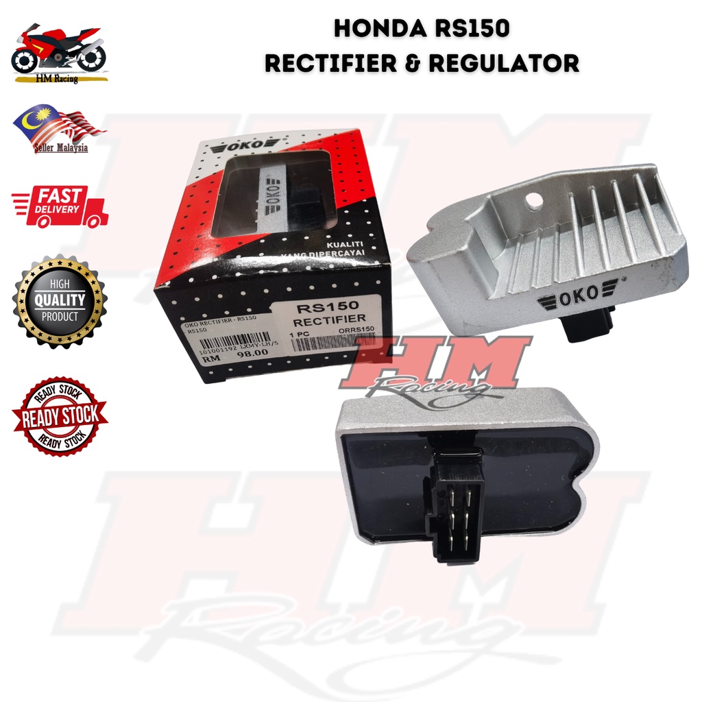 Honda RS150R RS150 RECTIFIER & ASSY REGULATOR Shopee Philippines