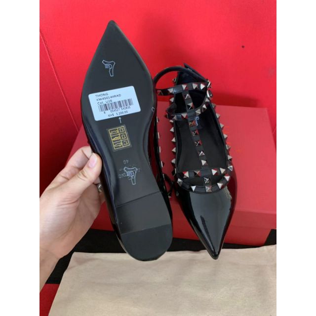 valentino rockstud flats price