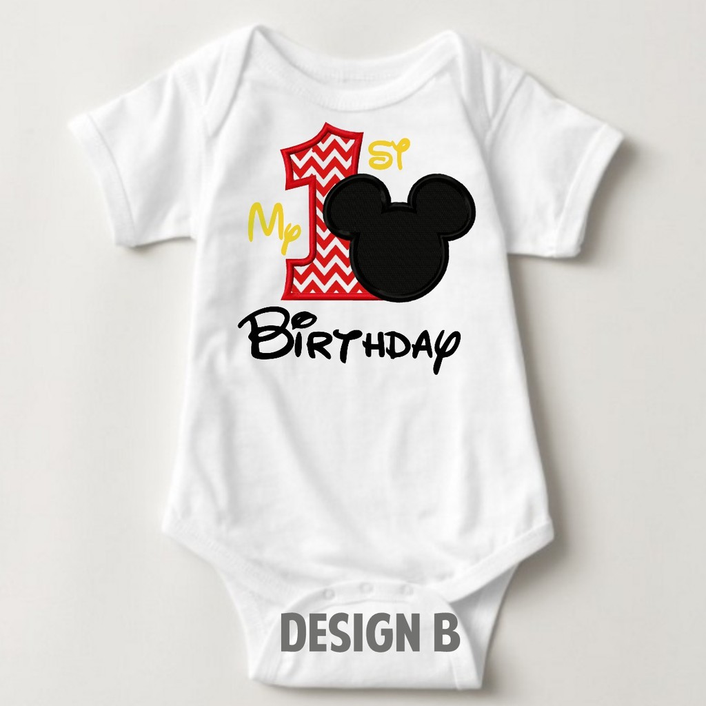 baby mickey 1st birthday outfit