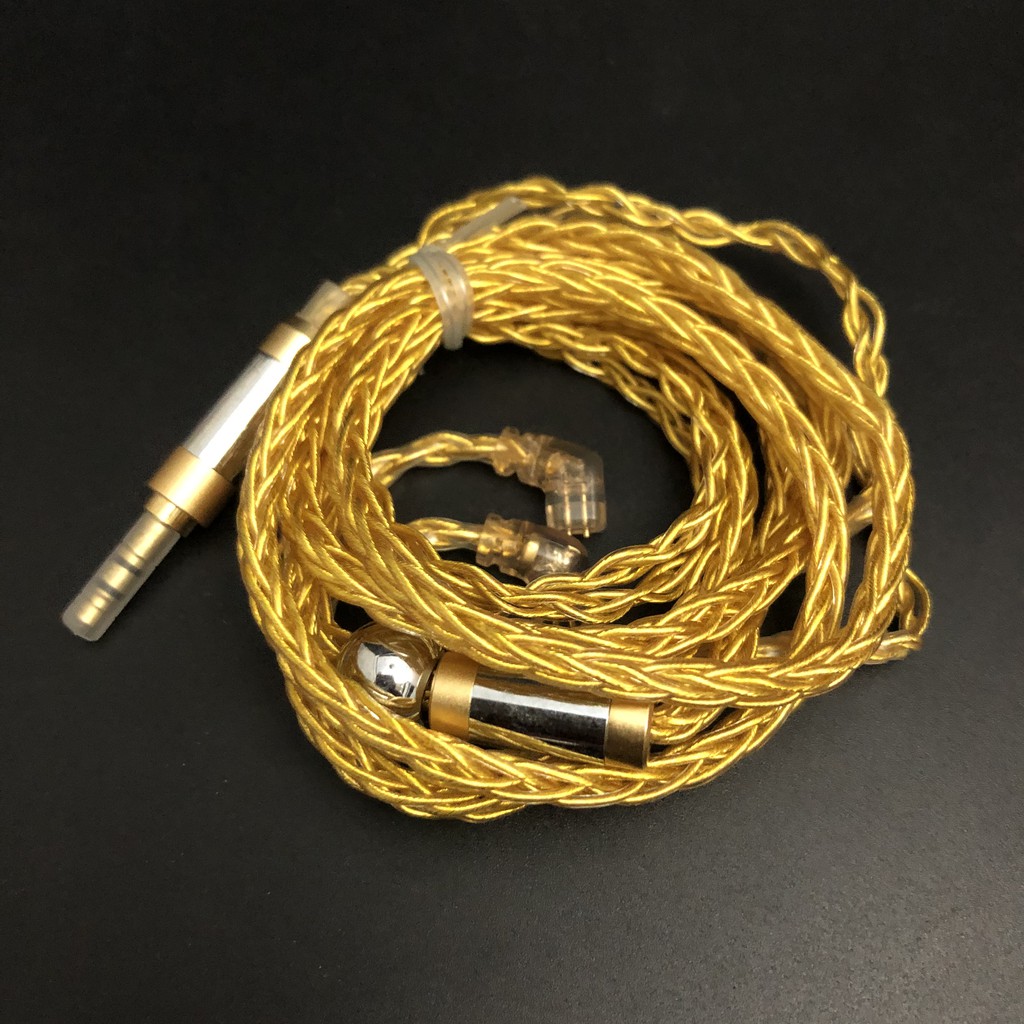 Jcally Gold Jc08 8 Share 200 Cores Earphone Upgrade Cable For Kz