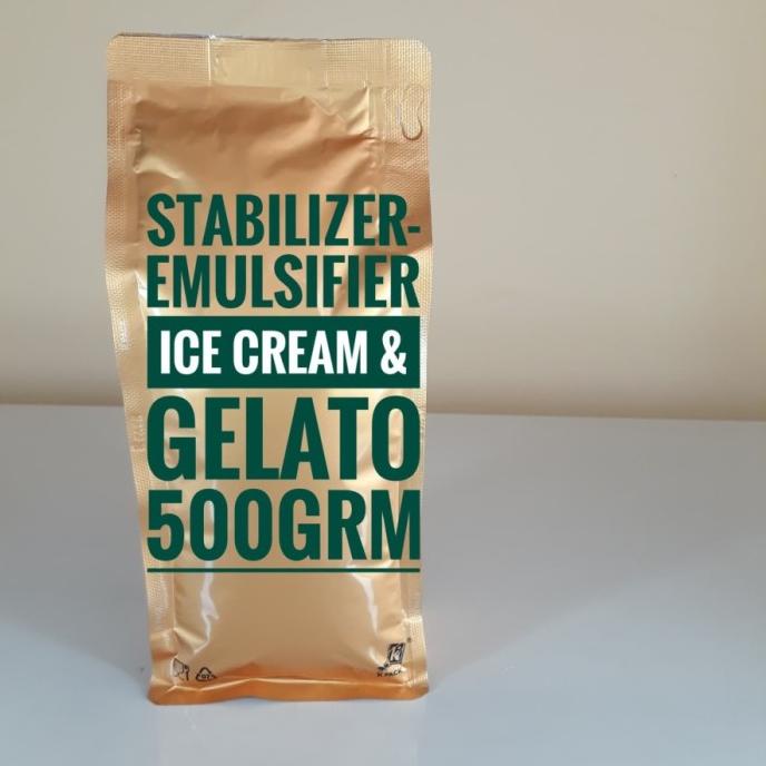 Stabilizeremulsifier Ice Cream & Gelato [GOLD] 500grm Latest