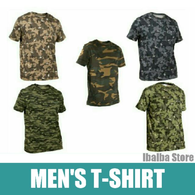 camouflage t shirt decathlon