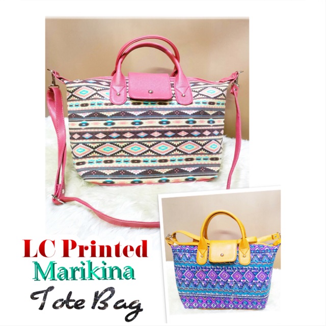 AOB LC Printed Marikina Tote Bag Shopee Philippines