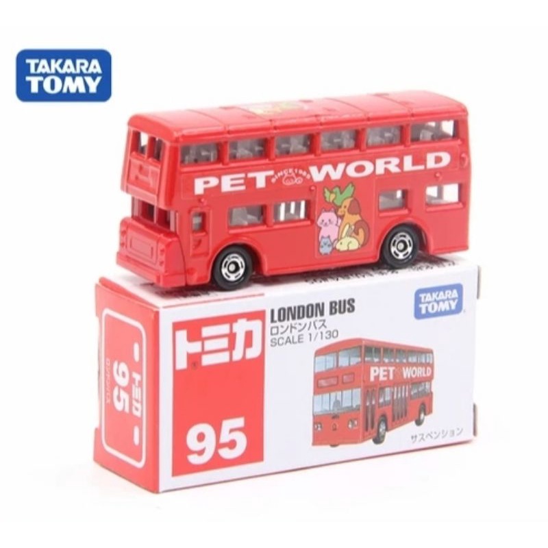 Green-Certified FREE & FAST Shipping 1/130 Tomica #95 LONDON BUS ...