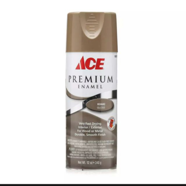 Ace Hardware Premium Enamel Glossy Spray Paint 12oz. In Khaki Shopee