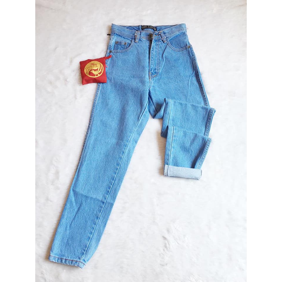 denim blue mom jeans