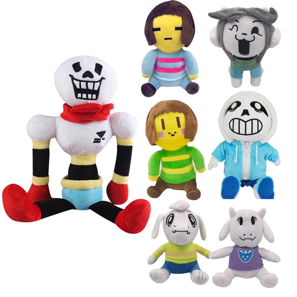 Plush Sans Undertale Characters Doll Soft Stuffed Huggable Pillow Kids ...