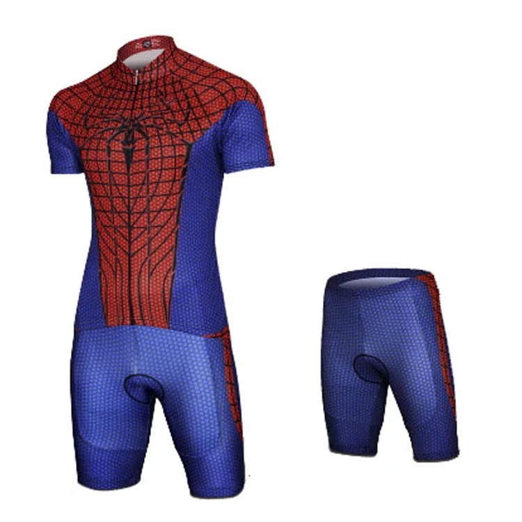 spiderman cycling jersey