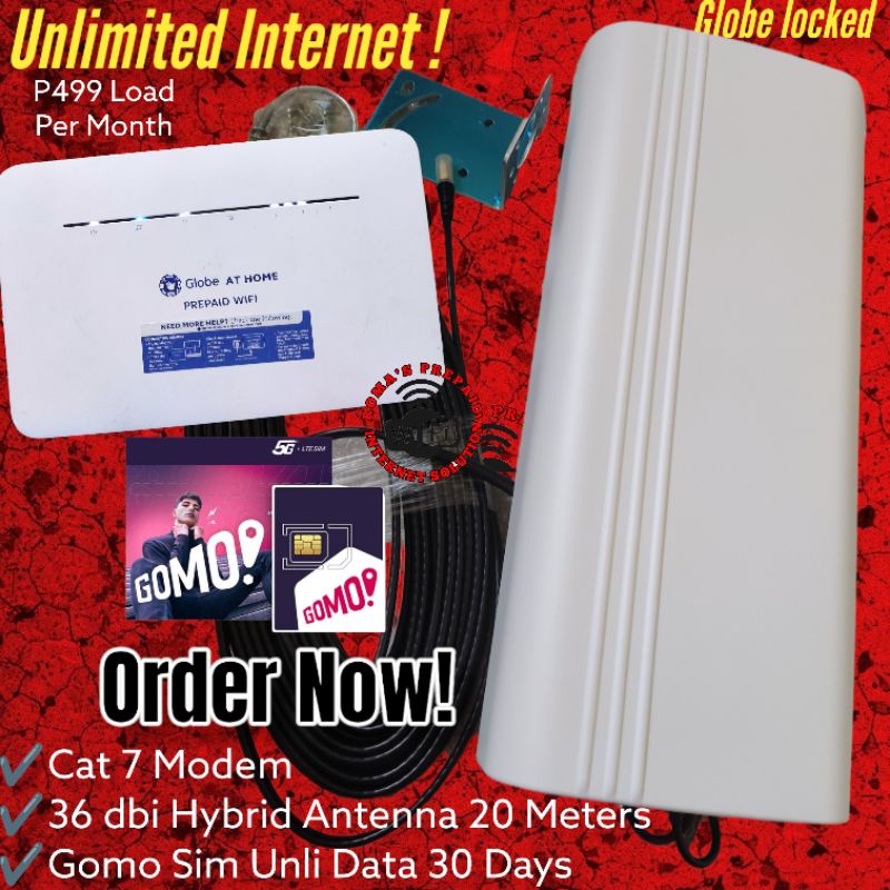 Cat 7 Globe Prepaid WiFi LTE Advance modem 4g and 5g Ready with