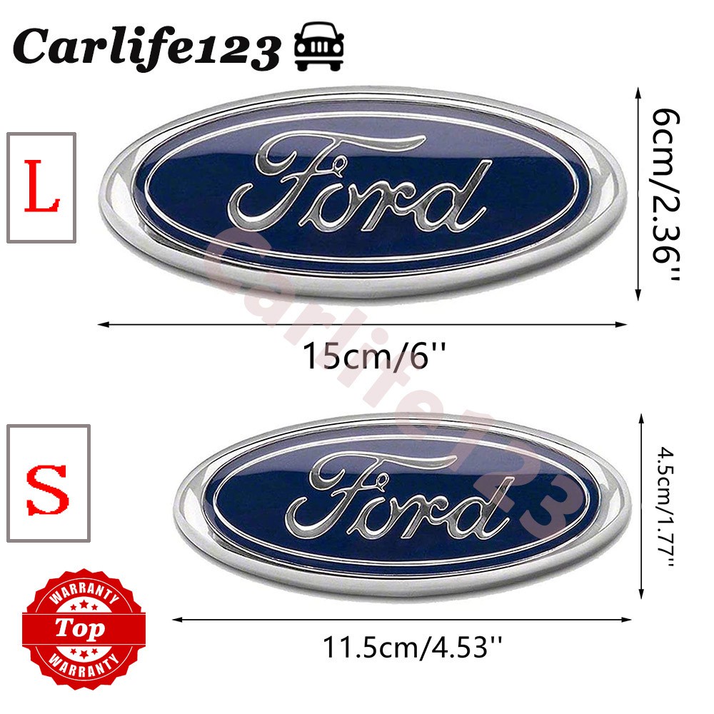 Ford Fiesta Logo Emblem Badge Replacement Front Back Car sticker