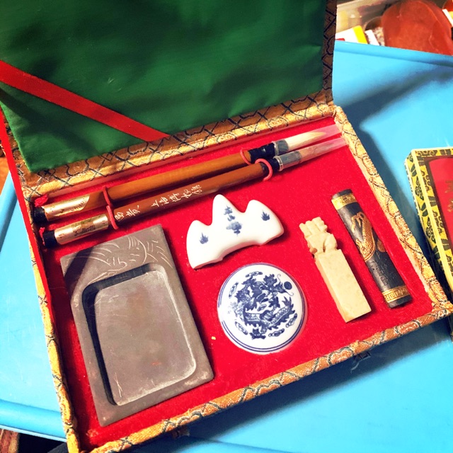 asian calligraphy set