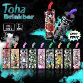 Toha Drink Bar 5000 Puffs & 6000 Puffs TOHA Disposable Pod