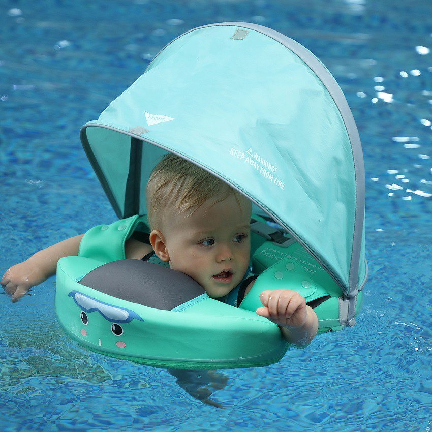 Mambobaby Non-inflatable Baby Floater Swimming Float Neck Floats Swim ...