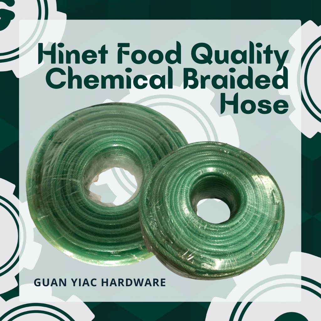 FOOD QUALITY CHEMICAL BRAIDED HOSE (For Light Air, Water, and