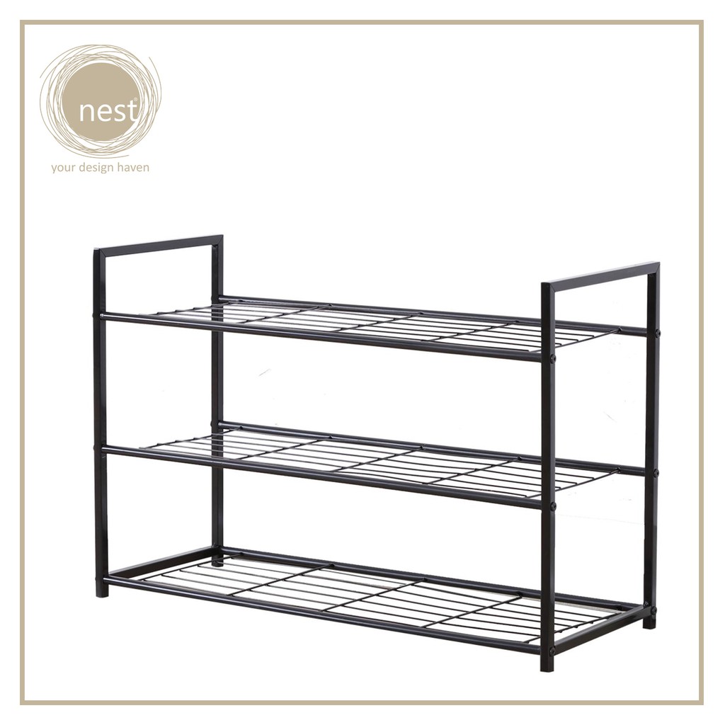 Nest Design Lab Premium Meshed Layer Steel Shoe Rack Organizer Shopee Philippines